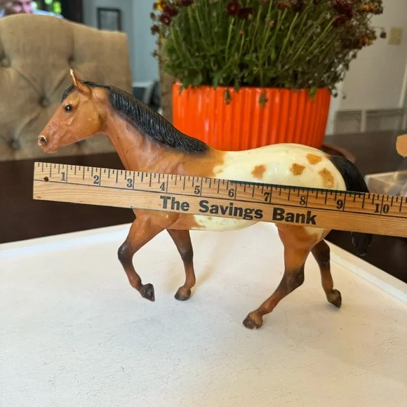 Vintage Breyer Animal Creations Bay Blanket Appaloosa Stock Horse Stallion - Picture 10 of 10
